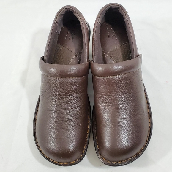 Boc Born Concepts 9.5 M Womens Brown Leather Clogs - Picture 3 of 8